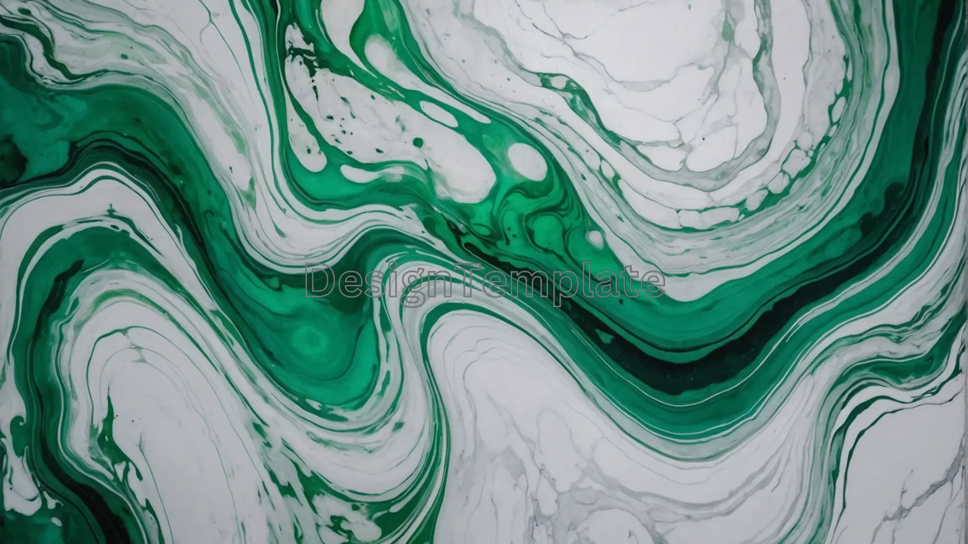Green and White Marble Texture for Design